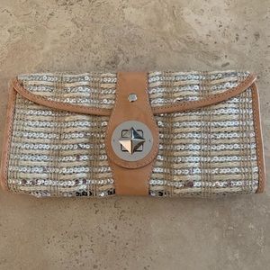 Kate spade sequin clutch